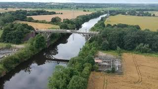 Manchester Ship Canal and Wartburton Bridge