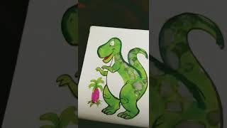 cute dinosaur drawing || creativity of pranjal
