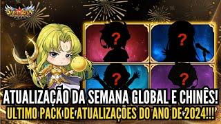 ⭐ULTIMO PACK DE ATUALIZAÇÕES DO ANO DE 2024 EM SAINT SEIYA LENDAS DA JUSTIÇA GLOBAL E CHINÊS!!!⭐