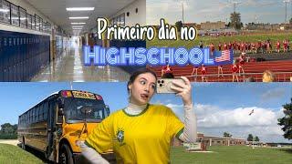 Primeiro dia de aula na Highschool nos EUA| DIARIO DE INTERCÂMBIO#2 us br