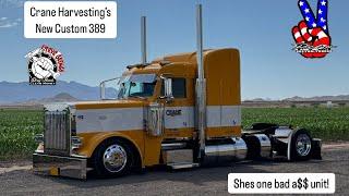 Crane Harvesting’s Crazy New Custom 2024 Peterbilt 389 Built By Pickett Custom Trucks - Walk Around