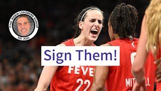 WNBA Free Agents Want to Play With Caitlin Clark!