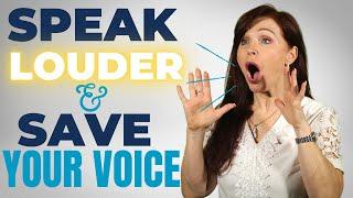 How to Talk Louder Without Hurting your Voice