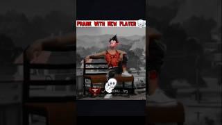 Prank With New Player 🫨 Wait For His Reaction  #short#shorts#freefire