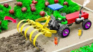 top most creative diy tractor plough machine science project of sano creator | Sun Farming