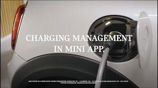 Charging management in the new MINI app | #MINIApp 101