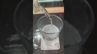 Refreshing drinking ice cold water #short