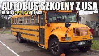 Autobus szkolny z Ameryki - Thomas International 3800 T444E - School Bus