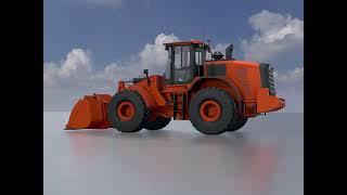 Radlader Atlas Orange