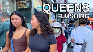 NEW YORK CITY Walking Tour [4K] - QUEENS - FLUSHING