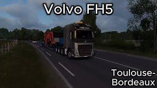 ETS2 | 44,050KG Asphalt Miller to Bordeaux | Volvo FH5 | 4K with commentary