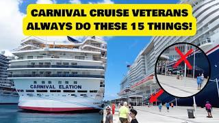 Carnival Cruise veterans always do this (and you should too)