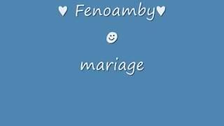 Fenoamby / Mariage