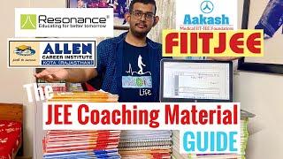 The Ultimate Study Material Review for JEE (Main & Adv.) | Allen vs FIITJEE vs Reso...(PART 1)