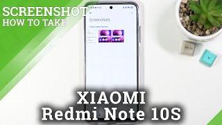 How to Take Screenshot on XIAOMI Redmi Note 10S - Capture Screen / Long Screenshot Instructions