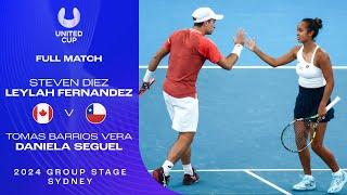 Diez/Fernandez v Barrios Vera/Seguel Full Match | United Cup 2024 Group B