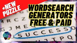 WORDSEARCH PUZZLE GENERATORS FOR KDP - FREE AND PAID - FULL COMMERCIAL RIGHTS