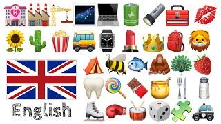 Learn 400 words - English with Emoji -  ⌚️