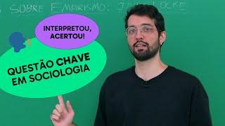 QUESTÕES de SOCIOLOGIA que Você PRECISA ACERTAR!