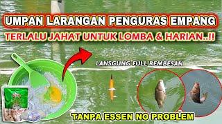 UMPAN KUKUS TERGILA PENGURAS EMPANG !! IKAN NGUMPUL & MAKAN LAHAP PAKE UMPAN IKAN MAS INI 