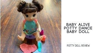 Baby Alive Potty Dance Baby Brown Curly Hair  - Toddler Potty Training Product Review