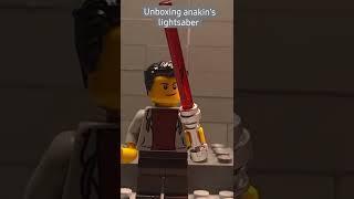 unboxing anakin's lightsaber | lego star wars #lego #short