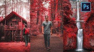 [ Photoshop Tutorial ] Red Color Tone  + FREE PRESET