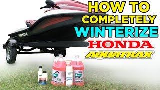 How to: Winterize Honda Aquatrax PWC Jet Ski F12, F12x, R12, R12x