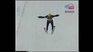 Matti Hautamaeki - 231m - Planica 23.03.2003 WC - World Record - Insane Italian commentary