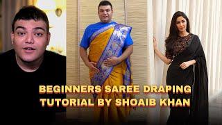 Beginners Saree Draping tutorial BY Shoaib Khan