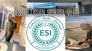 Esthetician School Vlog Ep 1. | Being a student at The Elaine Sterling Institute