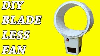 DIY Bladeless fan - cardboard project - diy projects