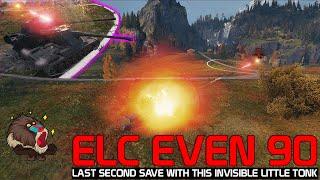 ELC EVEN 90: Last second save with this invisible little tonk | World of Tanks