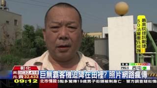 【TVBS】巨無霸客機迫降在田裡？　照片網路瘋傳