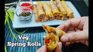 Spring Rolls/ Veg Spring  Rolls/ How to make veg spring rolls/ Chinese Spring Rolls Recipe