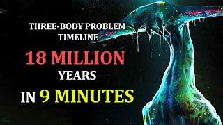 Three Body Problem Full Timeline | 18 Million Years in 9 Minutes!