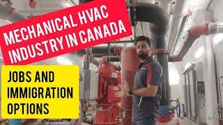 Canada HVAC industry Jobs and Immigration for high school graduates and Mechanical Engineers 