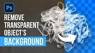 Remove background from Transparent Objects | Remove Glass Background | In Photoshop