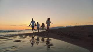 Free Video Clips And Footage - Family, Bonding, Outing, Quality time, Beach