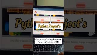 Python projects with source code free download | #pythonprojects #pythontutorial #shorts #students