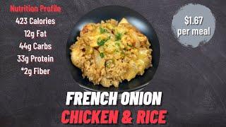 French Onion Chicken & Rice