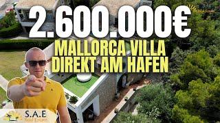 2.600.000 EURO HAFENVILLA MIT VERMIETUNGSLIZENZ IN ALCUDIA