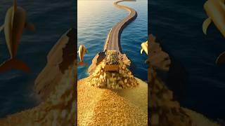 바다위를 달리는 황금트럭 Golden Truck Running on the Sea #gold #golden #money