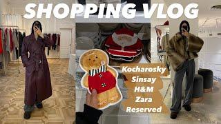 ШОППІНГ-ВЛОГ: SINSAY, H&M, ZARA, RESERVED | УКРАЇНСЬКІ БРЕНДИ | НОВОРІЧНИЙ ДЕКОР