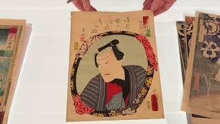 Unboxing 15 Japanese Prints from an Auction