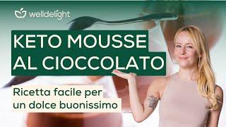 KETO MOUSSE AL CIOCCOLATO | La ricetta per un DOLCE CHETOGENICO buonissimo 