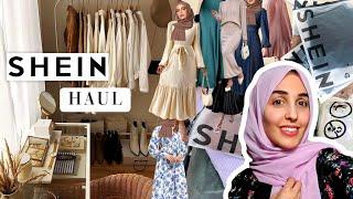 HUGE SHEIN Haul  TRY ON CLOTHING  Hijab Outfits  Muslim Modest Dress 