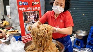 백종원이 인정한 잡채김밥 부터 보기만해도 군침도는 광장시장 길거리음식 Best 5 - Korean Gwangjang Market, korean street food