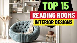 Reading Corner | Cozy Reading Nook | Interior Design Ideas | Home Library | Living Room Interior