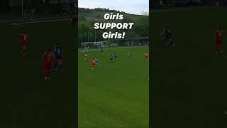 Girls SUPPORT Girls! #fussball #fyp #tor# goal #fürdich #viralvideo #girls #support #womanfootball